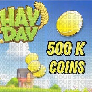500 k coinds hay day