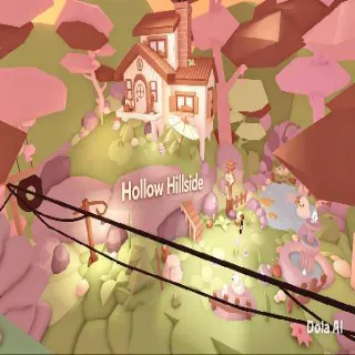Adopt Me House Build Hallow Hillside
