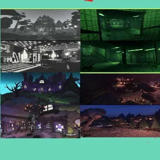 House Huild Halloween 4x
