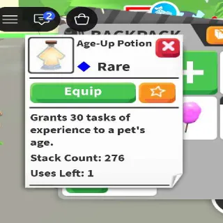 276 Aup + 24k Bucks Adopt Me Acc