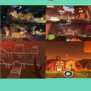 House Build Halloween Bundle 4x