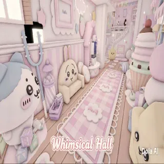 Adopt Me House Build Whimsical Hall