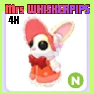 NEON MRS WHISKERPIPS 4X