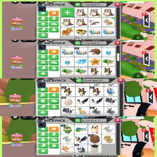 Adopt Me Pet Bundle 50+ Pet +eggs