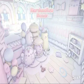 Adopt Me House Build Marshmallow Manor