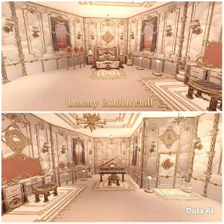 Adopt Me House Build Luxury Hall.