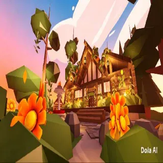 Adopt Me House Build Sunset Cabin #7