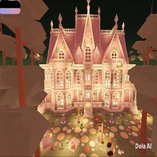 Adopt Me House Build Sakura Mansion