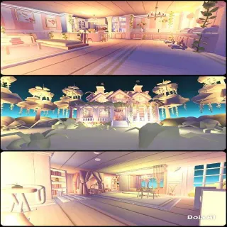 Adopt Me House Build Coquette Mansion 80