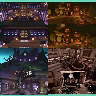 House Build Halloween Bundle 4x
