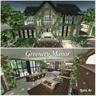 Adopt Me House Build Greenery Manor