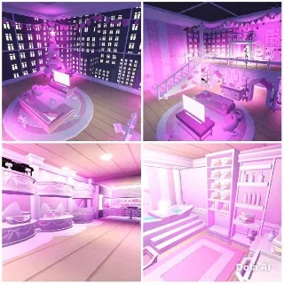 Adopt Me House Build Pink Penthouse 91