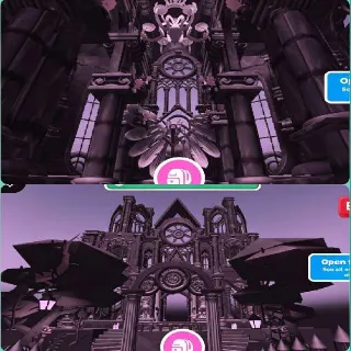 Adopt Me House Build Goth Castle