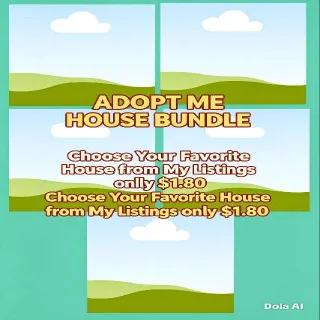 Adopt Me House Build Bundle Customized House