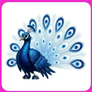 Moonbeam peacock