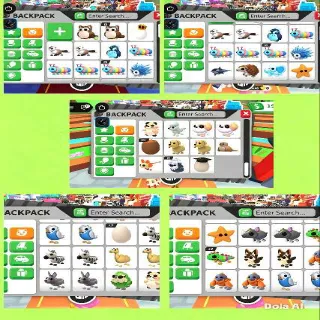 Adopt Me Pet Bundle 56 Pets + Eggs