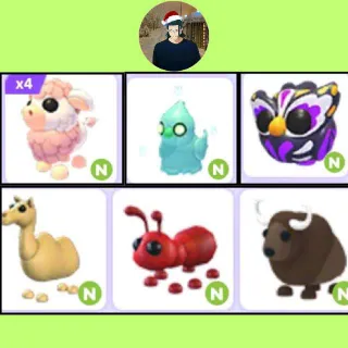 BUNDLE 9x NEON Pets | Fast Trade | Cheap