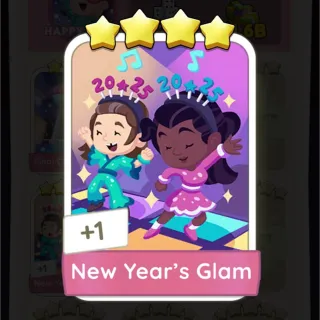 New Year’s Glam Monopoly Go