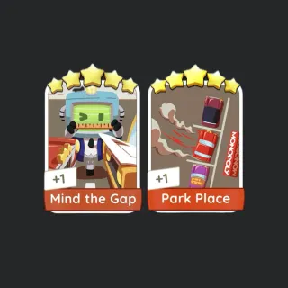 Mind the Gap + Park Place • Set 18 • Monopoly Go Sticker 5 Star ⭐️⭐️⭐️⭐️⭐️