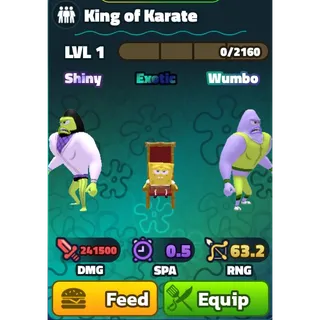 SPONGEBOB TOWER DEFENSE | SHINY WUMBO KING OF KARATE