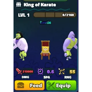 SPONGEBOB TOWER DEFENSE | 50X KING OF KARATE