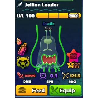 SPONGEBOB TOWER DEFENSE | JELLIEN LEADER 5 STARS
