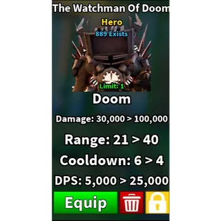 SLOP TOWER DEFENSE | THE WATCHMAN OF DOOM