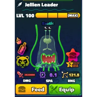 SPONGEBOB TOWER DEFENSE | JELLIEN LEADER 5 STARS