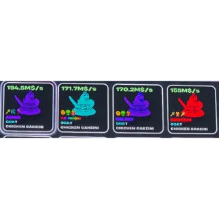 4 pack chicken cakeini 