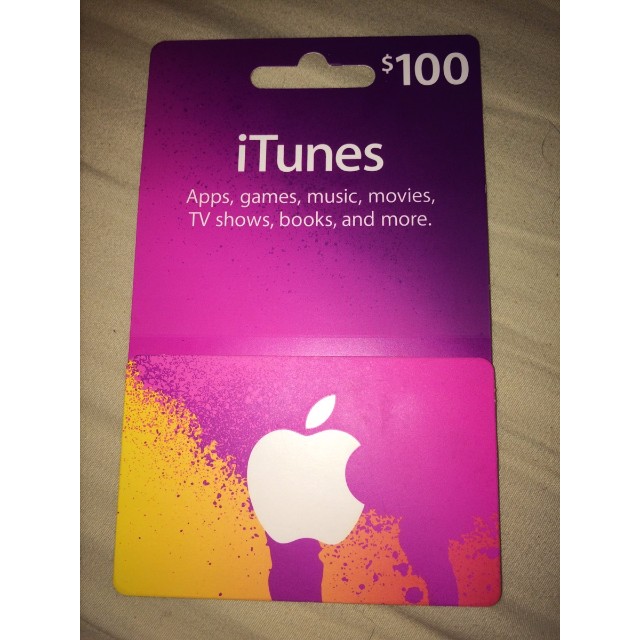 100 dollar itunes in btc