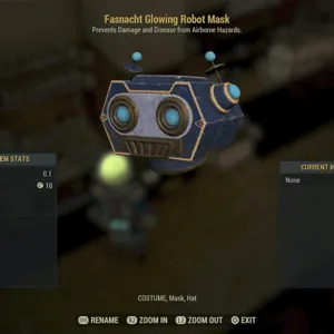 fasnacht glowing robot