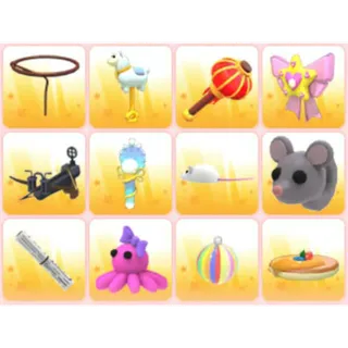 BUNDLE PET TOYS X12