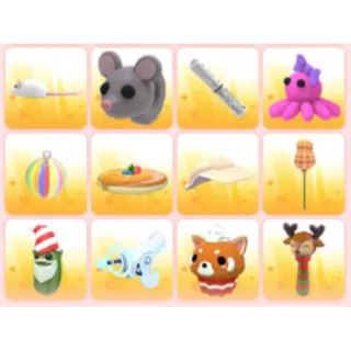 BUNDLE PET TOYS X12