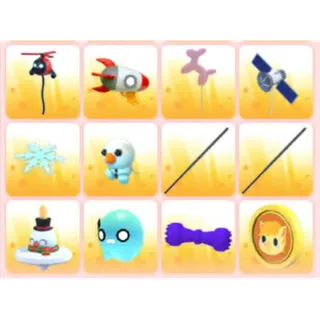 BUNDLE PET TOYS X12