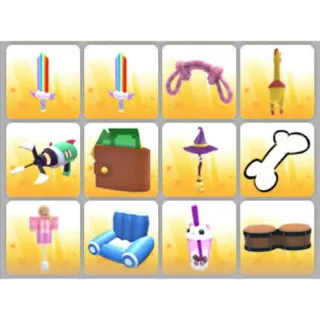 BUNDLE PET TOYS X12