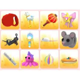BUNDLE PET TOYS X12