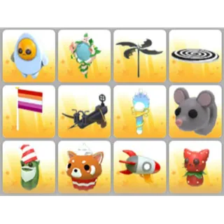 BUNDLE PET TOYS X12