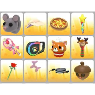 BUNDLE PET TOYS X12