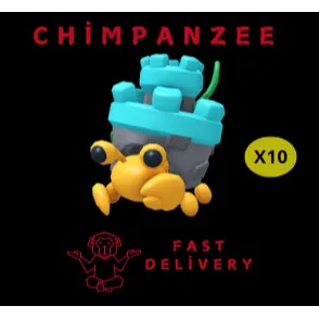 castle hermit crab X10