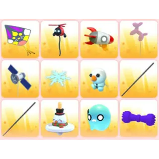 BUNDLE PET TOYS X12