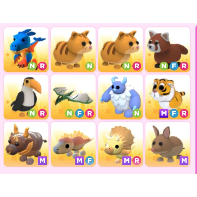 x12 Adopt Me Pets - Game Items - Gameflip