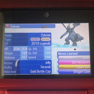 Other  Shiny Zekrom 6 IV Jolly - Game Items - Gameflip