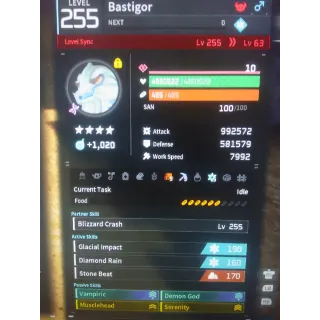 Bastigor pal modded stats fighter 