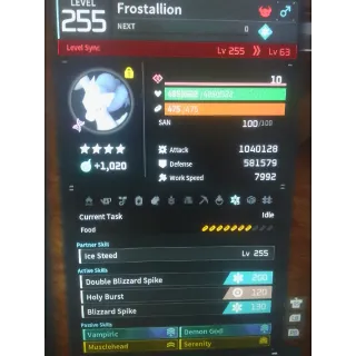 Frostallion pal modded stats fighter