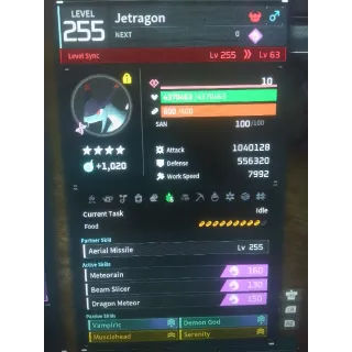 Jetragon pal modded stats fighter