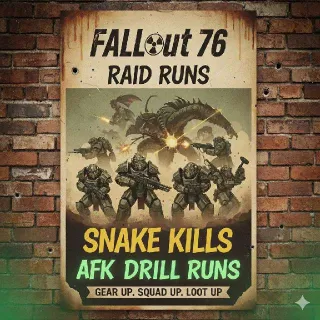 Fallout 76 exp boosting/ Raid runs