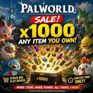 Palworld x1000 any item you own