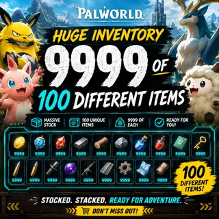 Palworld - 9999 of 100 items