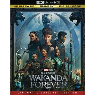 Black Panther: Wakanda Forever 4K MA code (VKKQ...)