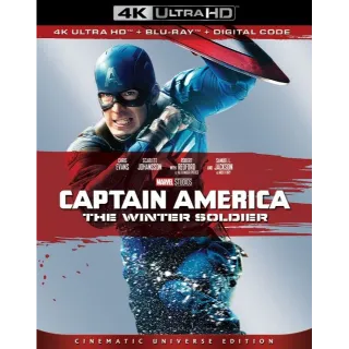 Captain America: The Winter Soldier (2014) 4k MA code only  (MGK5...)
